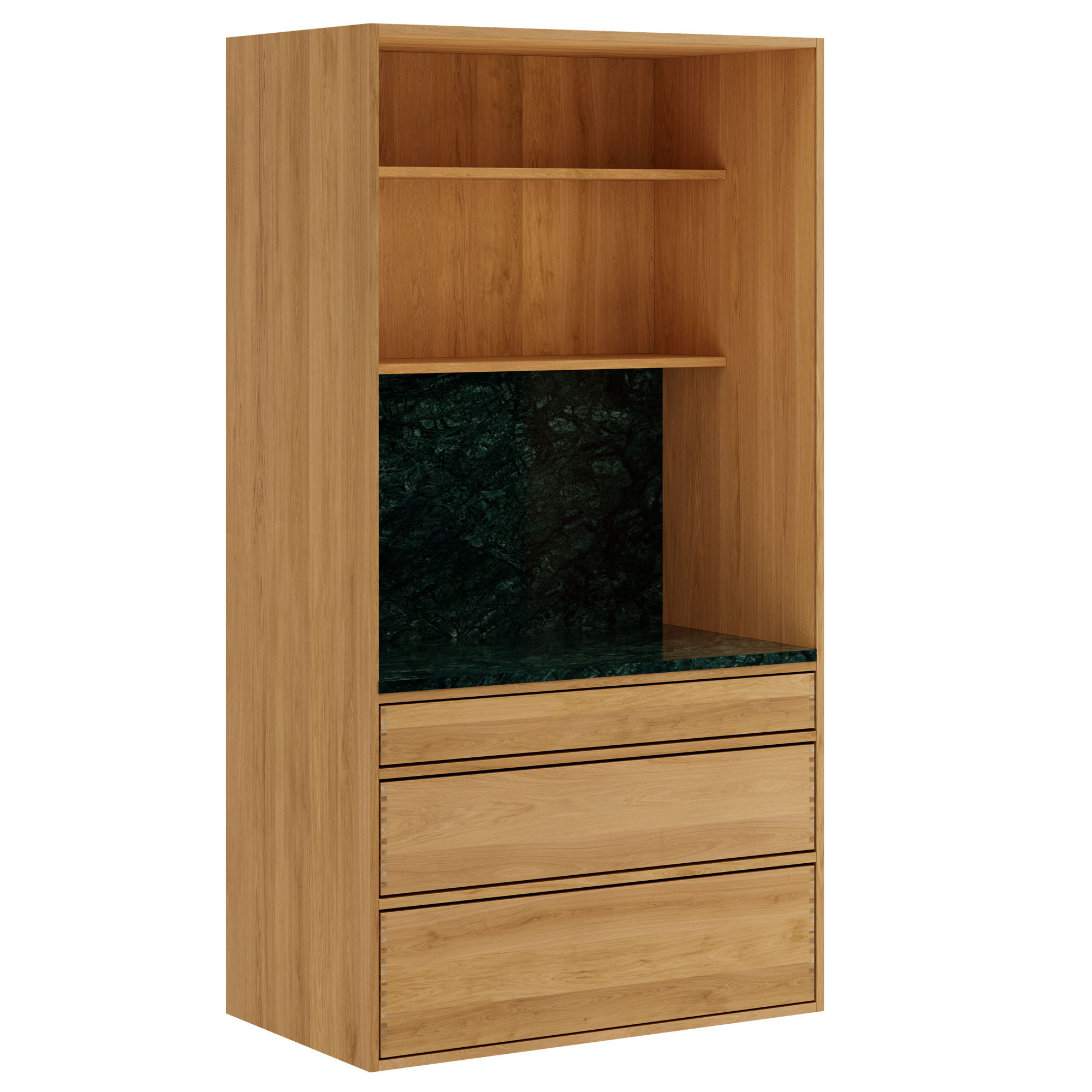 100 cm Pure Wood Push Barista Cabinet