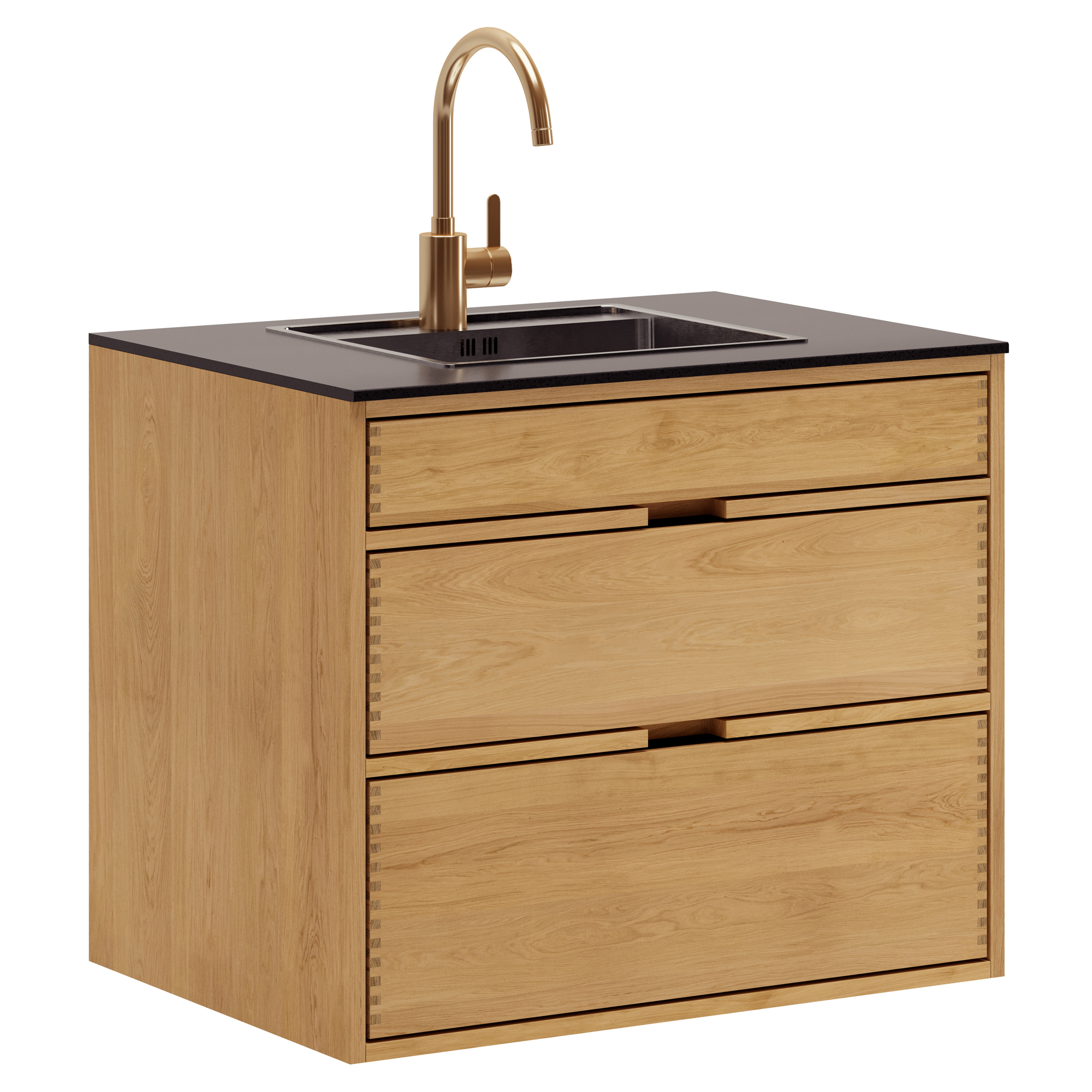 80 cm Just Wood Washbasin Cabinet 60 cm in depth