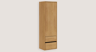 Carpenter bathroom tall cabinets