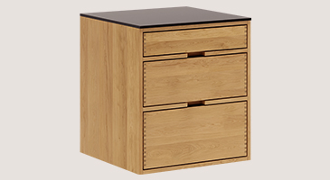 Light Oiled Carpenter Base Cabinet